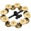 Meinl Headliner Series HiHat Dual-Row Tambourine - 5 inch - HTHH2B-BK