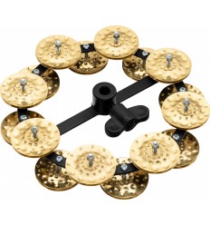 Meinl Headliner Series HiHat Dual-Row Tambourine - 5 inch - HTHH2B-BK