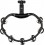 Meinl Headliner Series Mountable Molded ABS Tambourine - Black - HTMT2BK