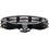 Meinl Headliner Series Mountable Molded ABS Tambourine - Black - HTMT2BK