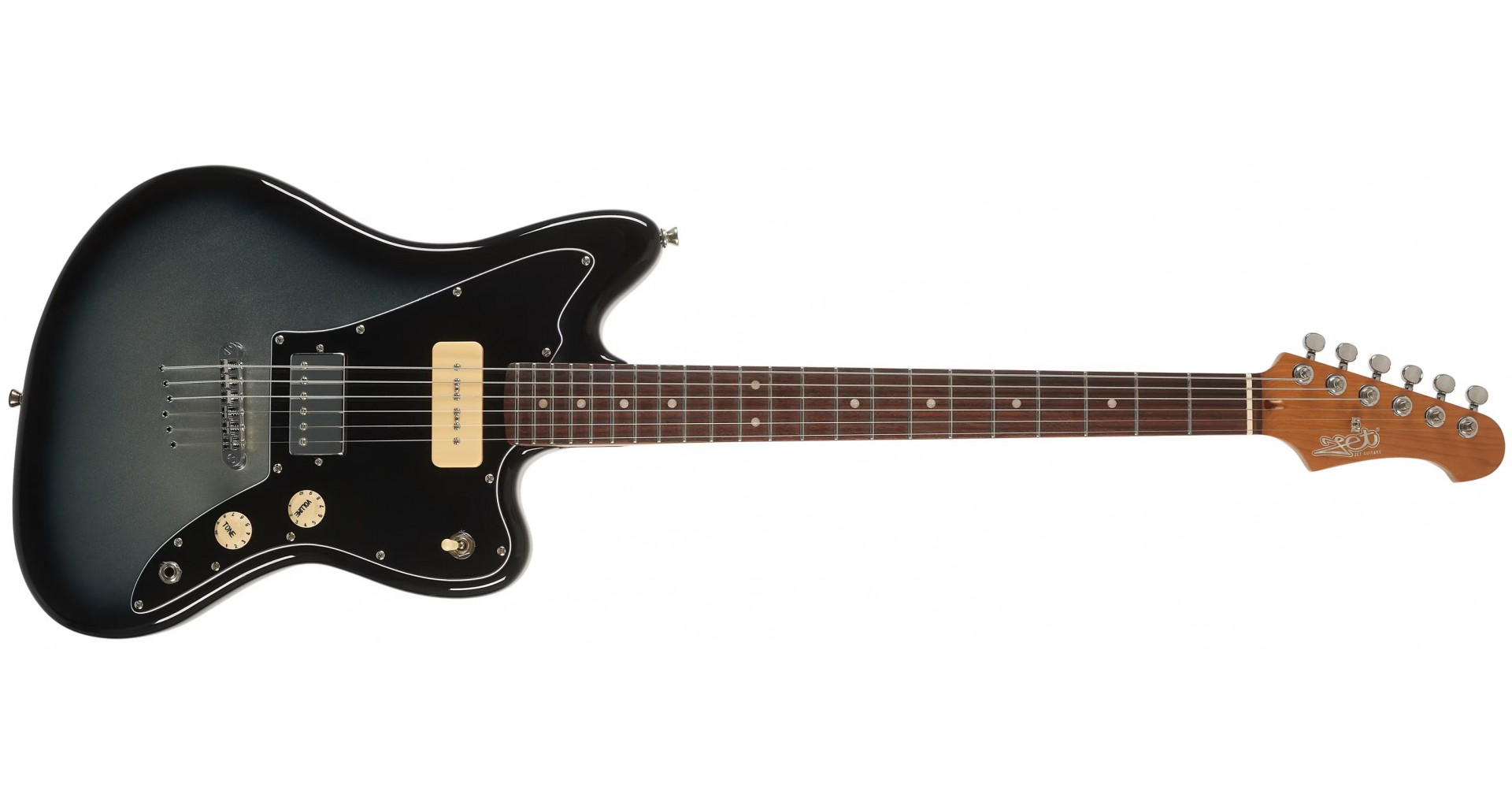 JET Guitars JJ-350 Baritone Moonburst Chitara electrica bariton