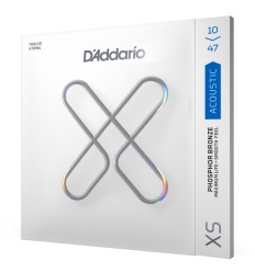 D-Addario 10-47 Light 12-String, XS Phosphor Bronze Coated XSAPB1047-12