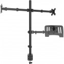 Audizio CMA20L Double Monitor Arm 13 inch - 32 inch with Laptop stand