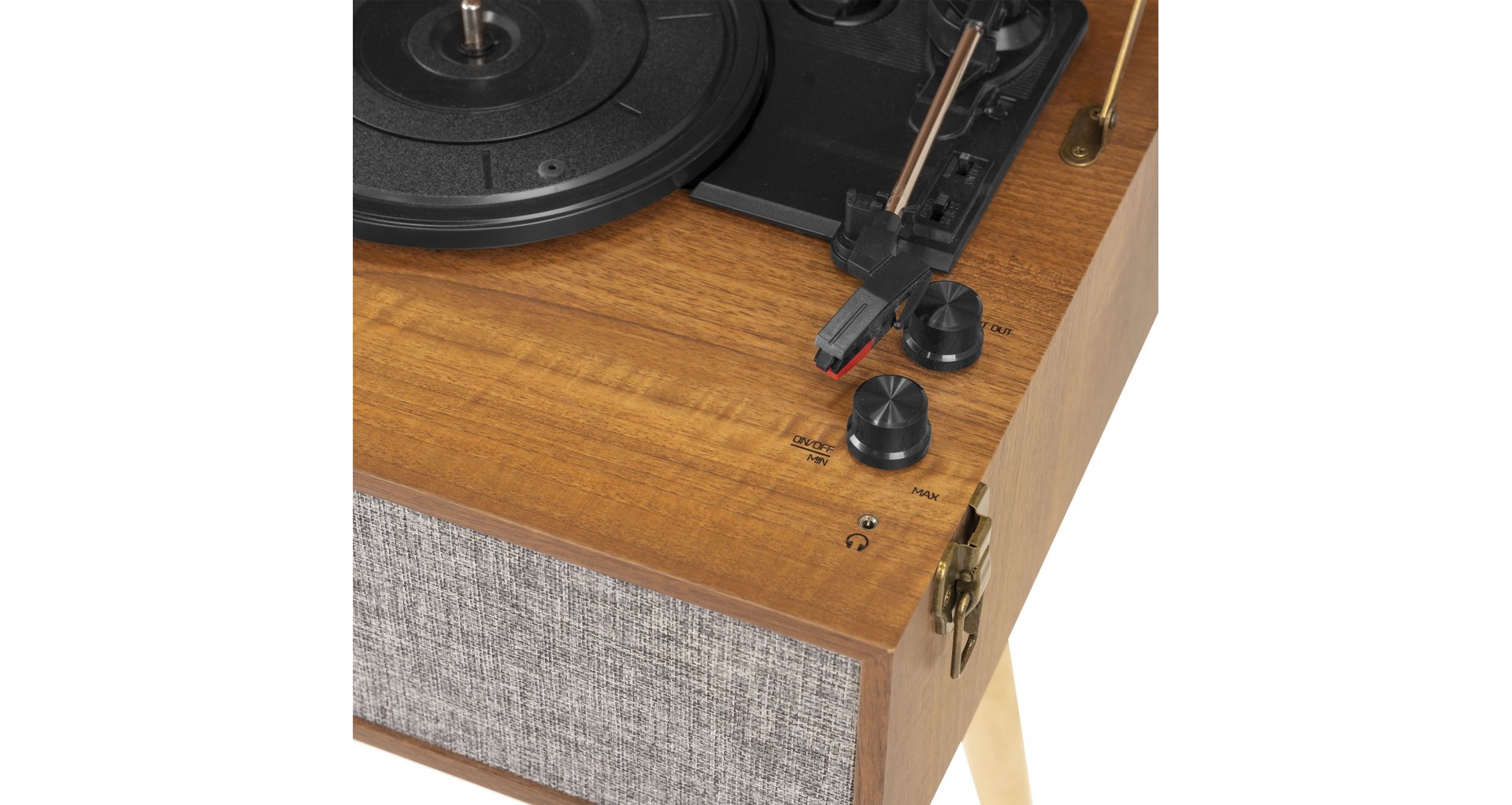 Audizio Fremont Record Player with Stand Pick-up Bluetooth - Zeedo