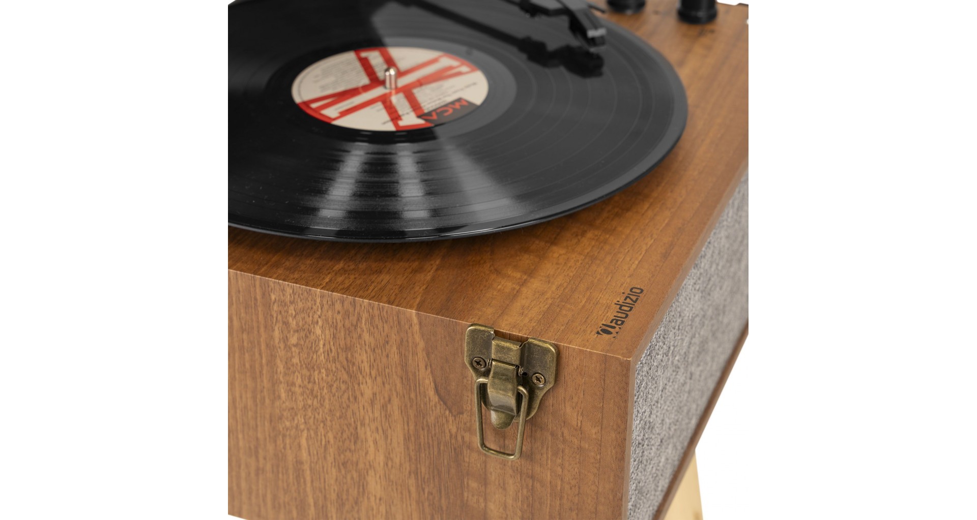 ミュージック s.a Audizio Fremont Record Player with Stand Pick-up Bluetooth - Zeedo