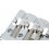 Fender HiMass 4-string Bass Bridge Assembly with Zinc Saddles