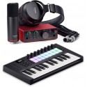 Focusrite Scarlett Solo Studio Pack 4th Gen + Novation Launchkey Mini 25 MK4