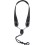 Rico by D-Addario Fabric Sax Strap Black with Plastic Snap Hook SJA13