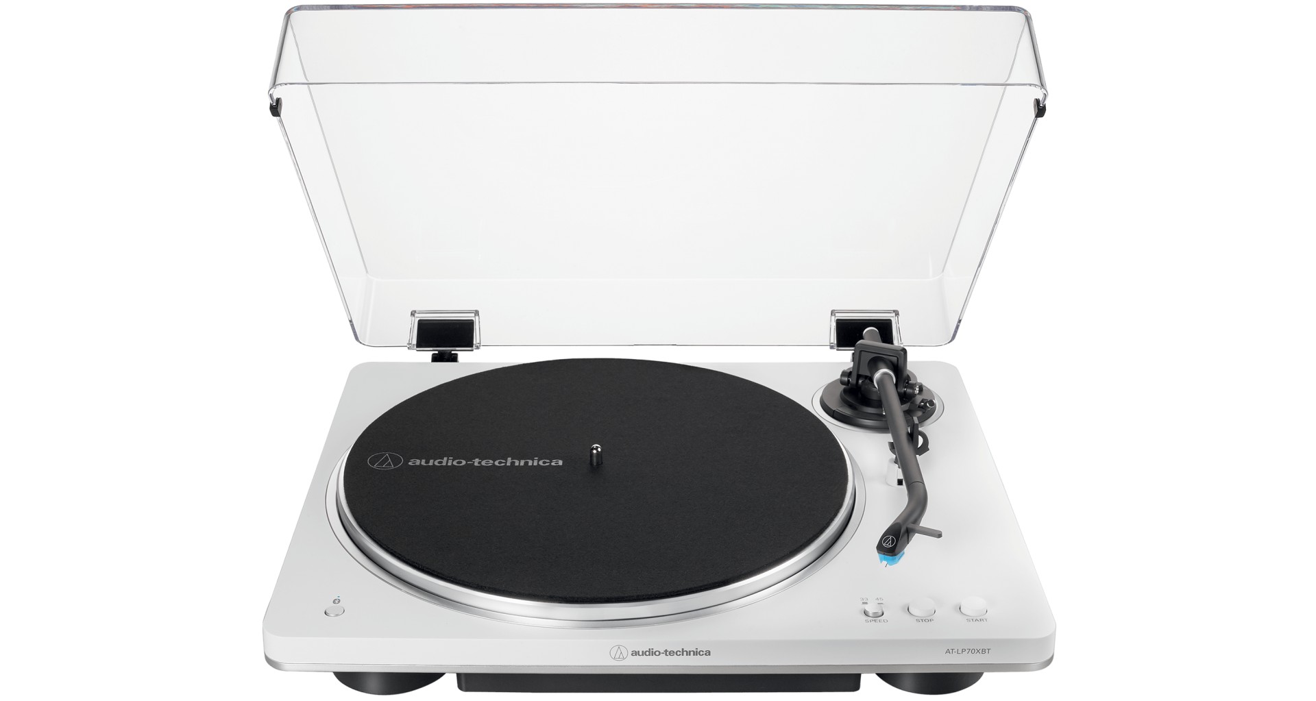 Audio Technica AT-LP70XBT White Pick-up Automat Bluetooth - Zeedo Shop