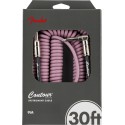 Fender Contour 9 m Coiled Cable Burgundy Mist