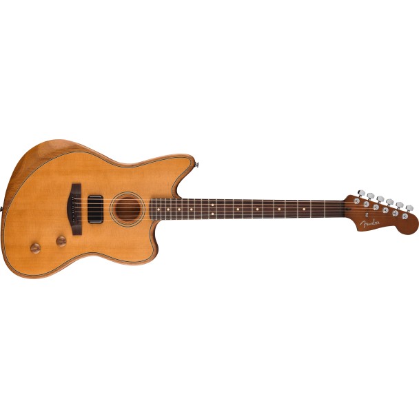 Fender Acoustasonic Standard Jazzmaster Aged Natural Chitara