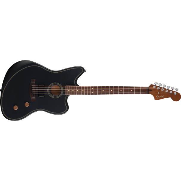 Fender Acoustasonic Standard Jazzmaster Black Chitara electro