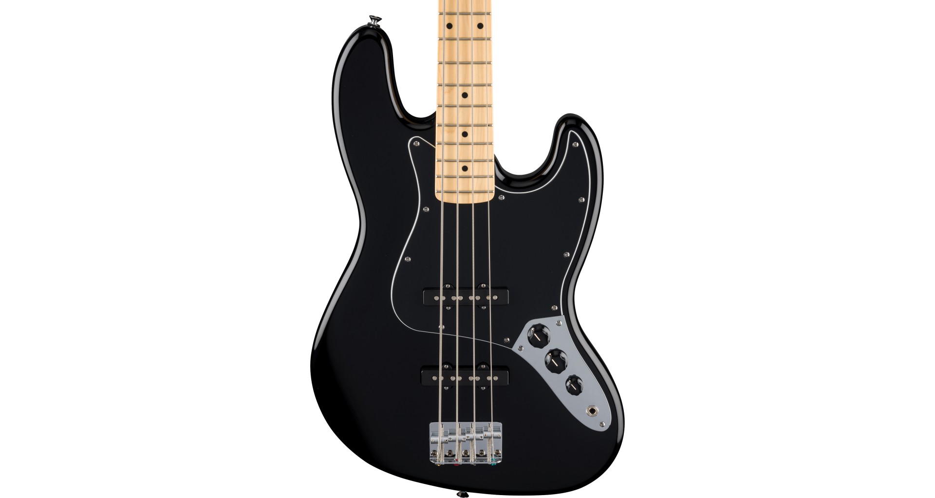 Fender Standard Jazz Bass MN Black Chitara bass electrica - Zeedo Shop