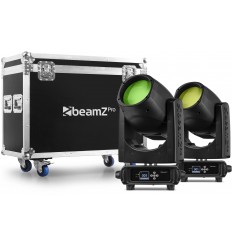 Beamz Tiger 9R 260W Beam Moving Head 2 buc. cu Flightcase