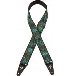 Fender Mosaic Jacquard Strap Green