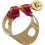 BG France DUO ligature - 24K Gold plated LD1