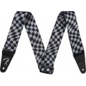 Fender Wavy Checkerboard Polyester Strap Gray