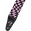 Fender Wavy Checkerboard Polyester Strap Pink
