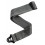 D-Addario Auto Lock Guitar Strap, Metal Grey 50BAL09