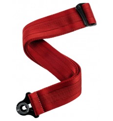 D-Addario Auto Lock Guitar Strap, Blood Red 50BAL11