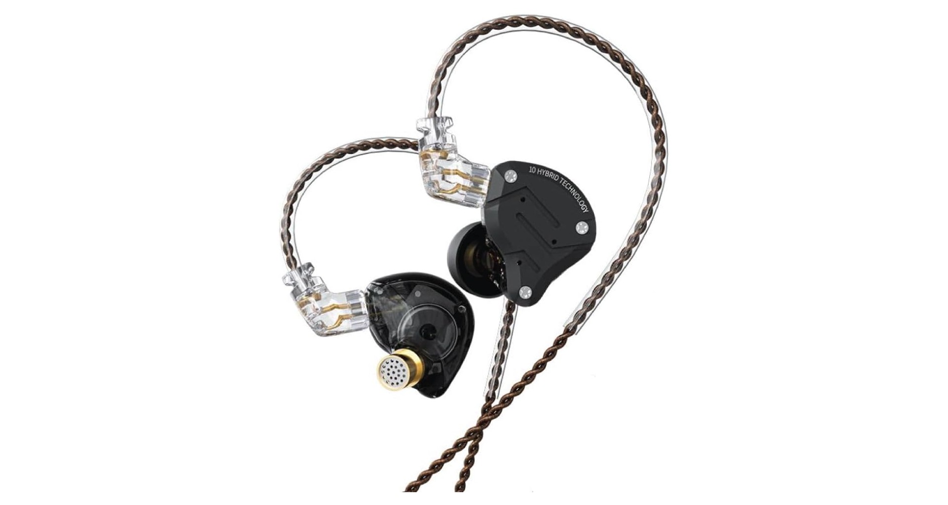 KZ Acoustics ZS10 PRO Stone Black Casti monitorizare In-Ear