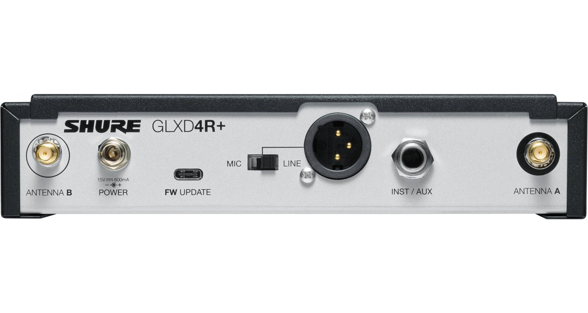 Shure GLXD4R+ Receptor wireless - Zeedo Shop
