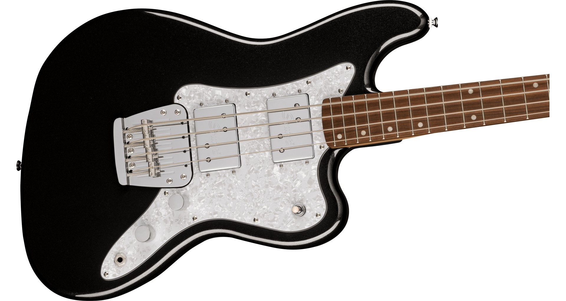 Fender Squier Paranormal Rascal Bass HH Metallic Black Chitara