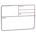 Adam Hall Tour Label plastic white self-adhesive 220 x 150 mm