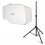 ISOVOX 2 Portable Vocal Isolation Booth White + Stativ