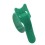 Zeedo Shop Velcro Cable Tie Verde Logo Negru 25 x 300 mm