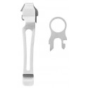 Leatherman Pocket Clip & Lanyard Ring - Silver