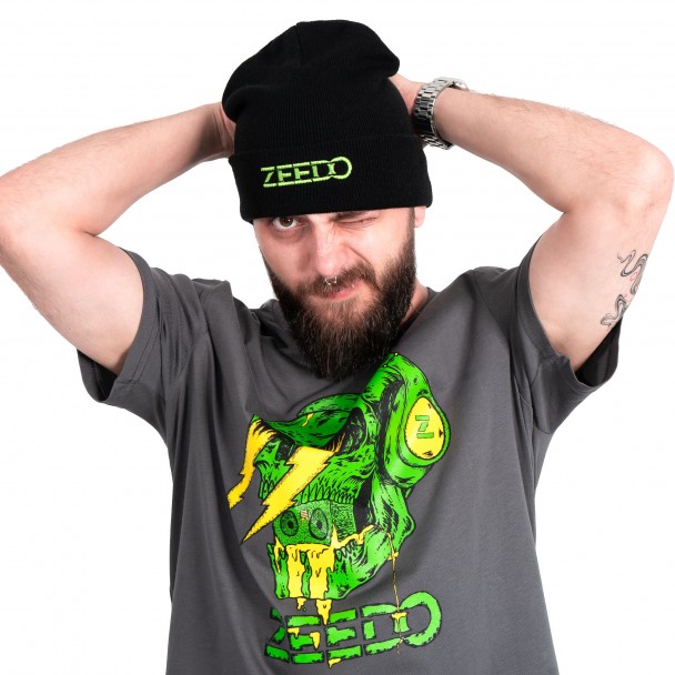 Zeedo Shop Logo Beanie Negru Fes - Zeedo Shop