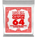 Ernie Ball 1164 Nickel Wound Single String 64