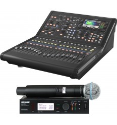 Midas M32R LIVE + Shure ULXD24 / Beta58
