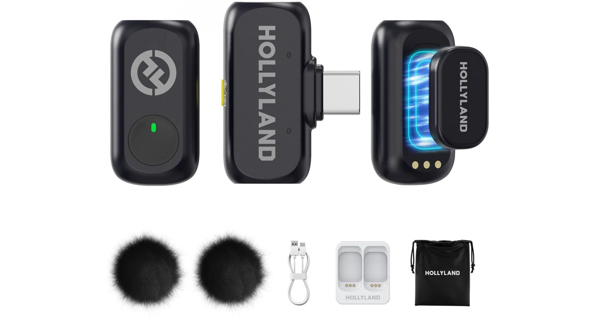 Hollyland LARK A1 Duo Version Charging Case (Space Gray) | Amsterdam