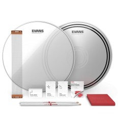 Evans EC Reverse Dot Snare Tune Up Kit 14 ESTUK-14ECSRD-1