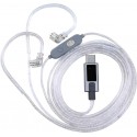 KZ Acoustics M2 Type C Cable Silver-Plated