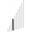 Adam Hall Rack Rail 08 Black