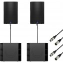 Turbosound Milan M15 + M18B + stative + cabluri
