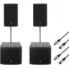 Electro Voice EKX-12P + EKX-15SP + stative + cabluri