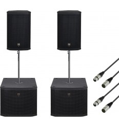 Electro Voice ETX-12P + ETX-15SP + stative + cabluri