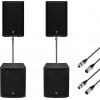 Electro Voice ZLX 15P G2 + ELX200-18SP + stative + cabluri