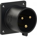 PCE 70x70 straight 32A 3p 6h IP44 black