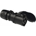 PCE 16A 3p 6h IP44 SHARK (black)