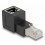 Delock RJ45 mama - RJ45 tata Cat 6A 90° 87861