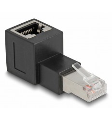 Delock RJ45 mama - RJ45 tata Cat 6A 90° 87861
