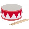 Classic Cantabile Children's Drum 8" White-Red