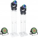 2 x AFX Light BEAM-100LED-MKII, 2 x CLUB-MIX3 + TOTEM-AH