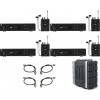 4 x Sennheiser XSW IEM SET (A) + cabluri antena + case rack