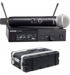 Shure SLXD24/SM58 + case 2U